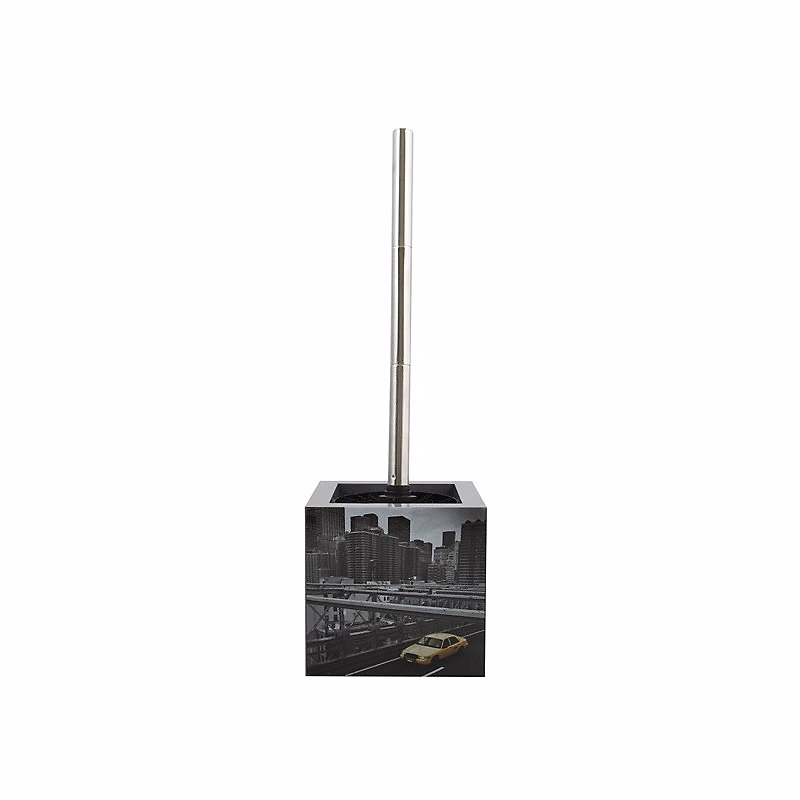 Accessoire WC – Brosse Wc avec support MDF Inox New York MSV