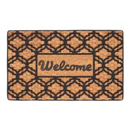 Paillasson en fibre de coco Welcome taille L - 77 x 46,8 cm