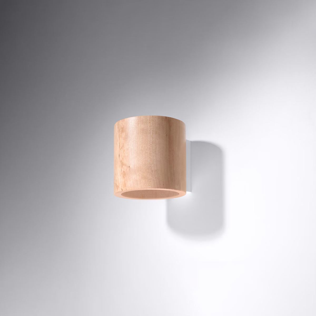 Applique en bois 1 ampoule 4000K – 10 × 12 × 10cm Sollux