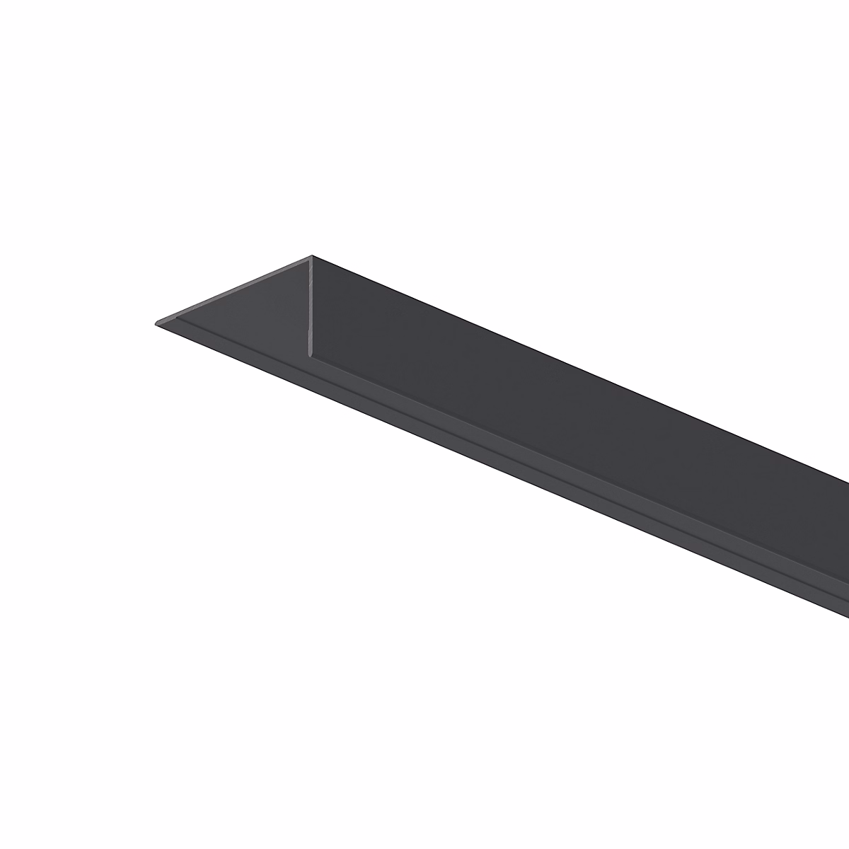 Habillage en L pour fenêtre et porte fenêtre aluminium gris 60 × 30 mm
