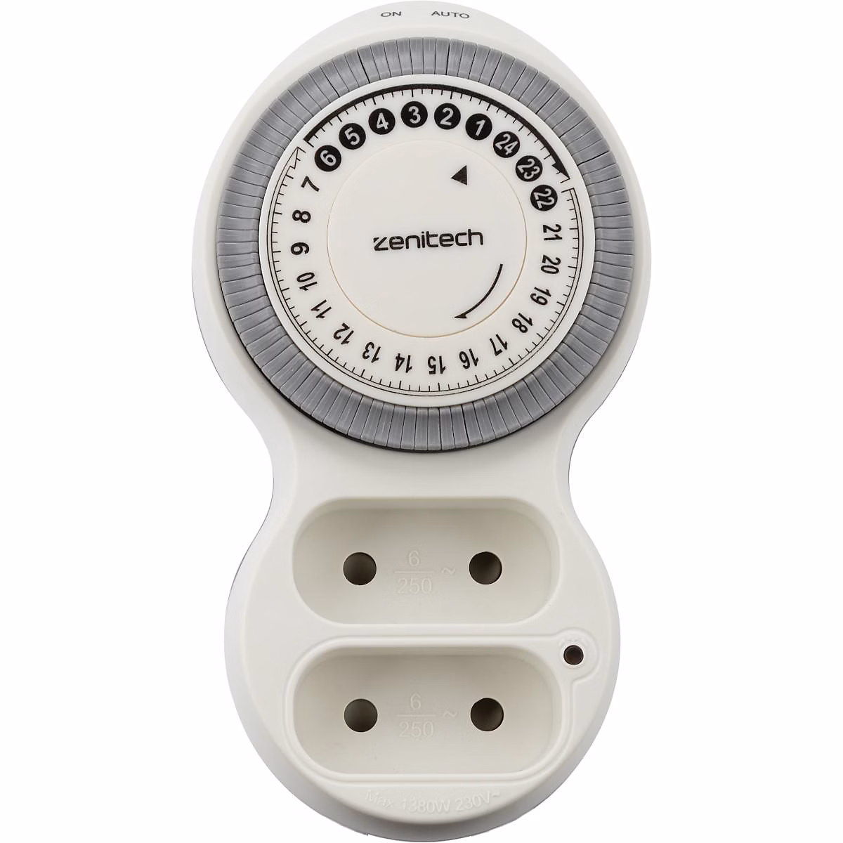 Electricité – Biplite programmable horizontale 2x6A Bolea Zenitech