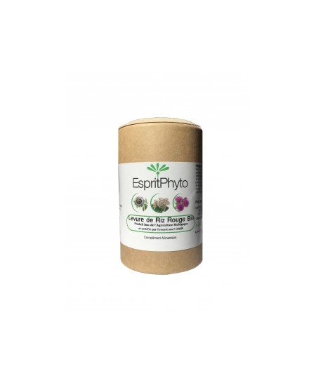 EspritPhyto - Levure de Riz Rouge - 120 Gélules