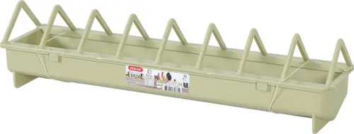 Mangeoire pour basse-cour en plastique coloris vert clair Zolux - 50 cm