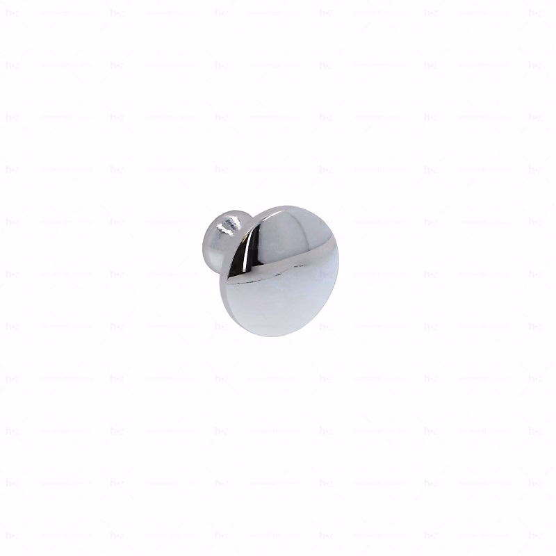 Poignée et bouton – Boutons pour meubles en zamac Diamètre 28 chrome poli