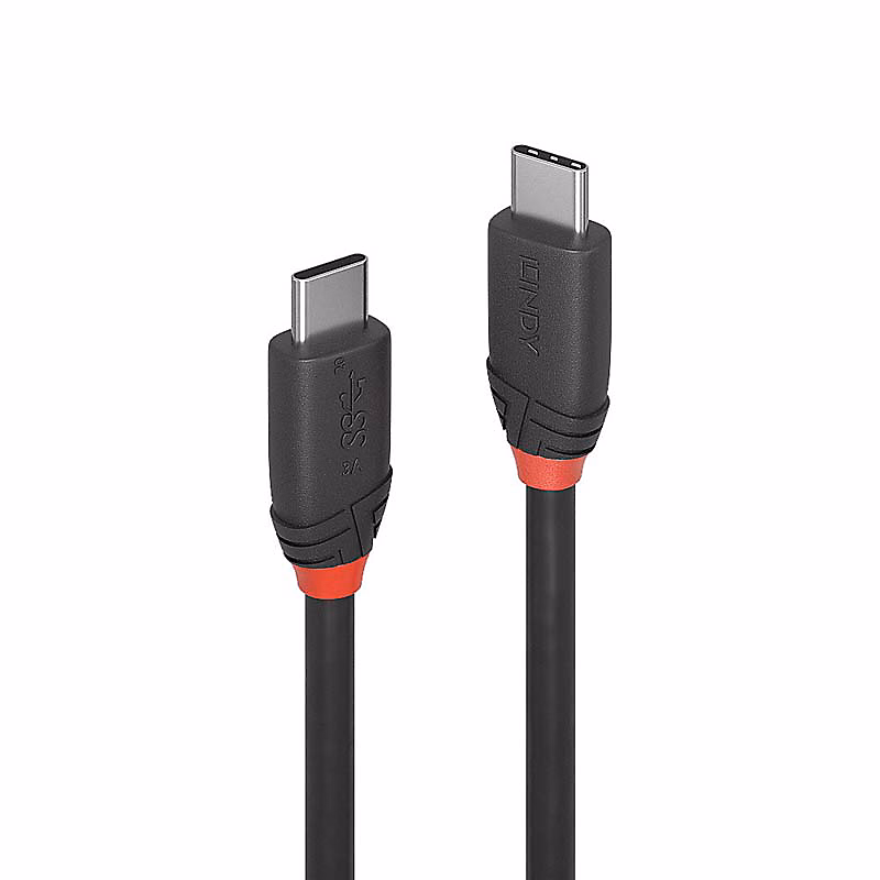 Réseau et téléphonie – Câble USB 3.2 Type C 3A 20Gbit/s 50cm LINDY