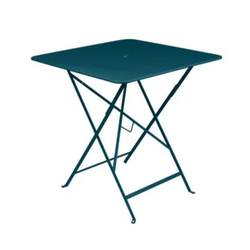 Table pliante Bistro FERMOB bleu acapulco L71xl71xh74