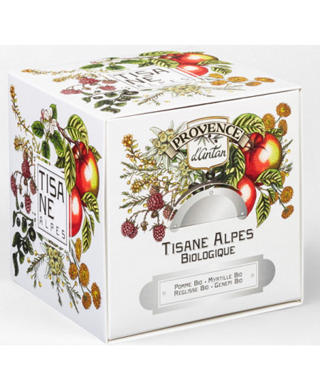 Provence d'Antan Tisane des Alpes biologique 24 sachets 60g recharge carton