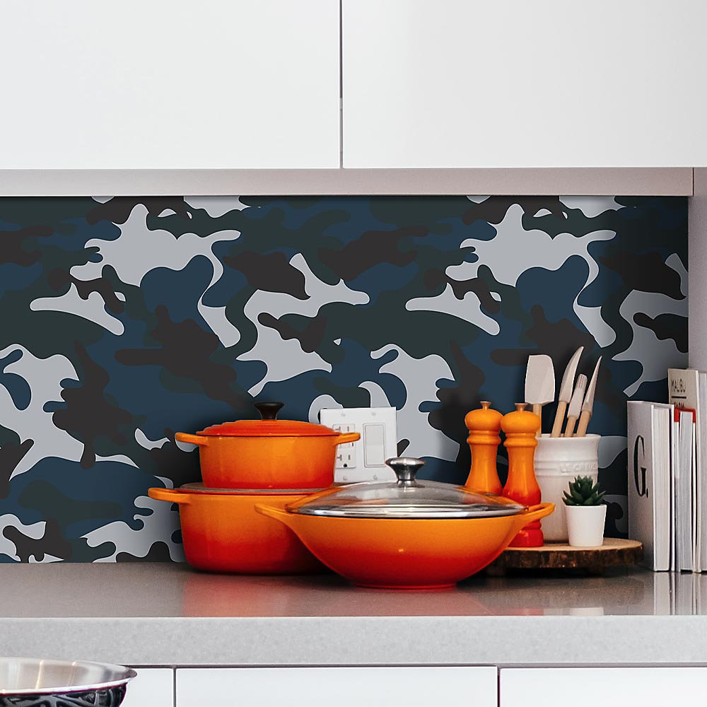 Crédence Adhésive Camouflage 100 × 40 cm