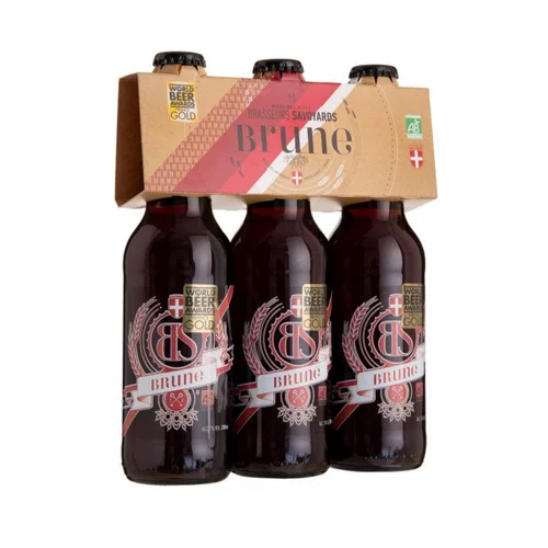 Pack bière BS brune bio Brasseurs Savoyards - 3 x 33 cl