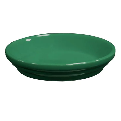 Soucoupe de pot en terre cuite émaillée vert forest Decolines - Ø 10 cm