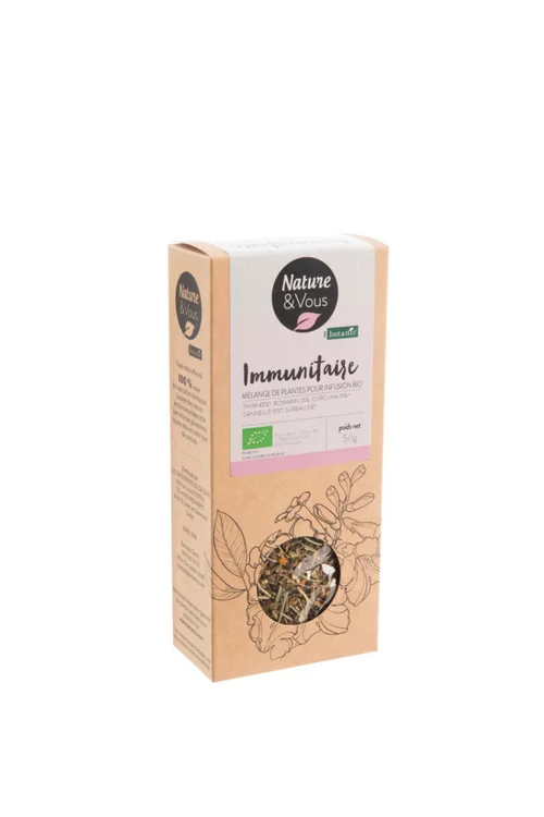 Infusion bio mélange immunitaire Nature & Vous – 50 g