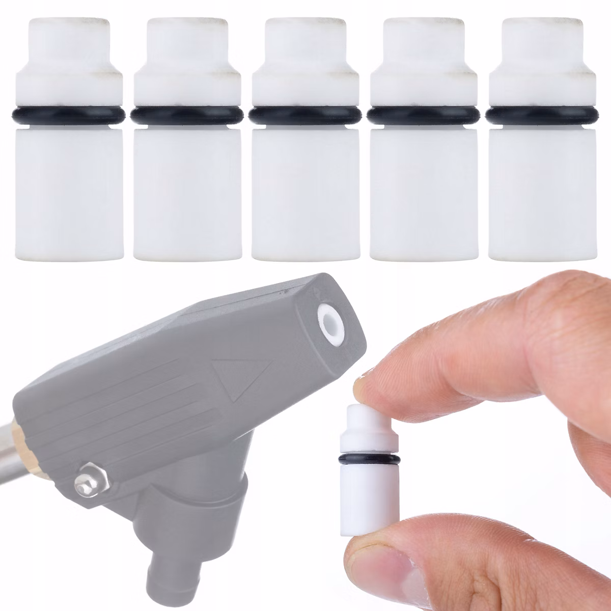 Buse de Sablage Céramique HQ 8 – 6 mm, Set 5 Pièces, Haute Précision, Compatible Kärcher K2-K7