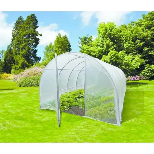 Serre tunnel Cerea 18 m² en PVC transparent 120 microns