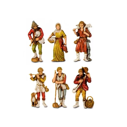 Assortiment de 3 santons de berger - 8 cm