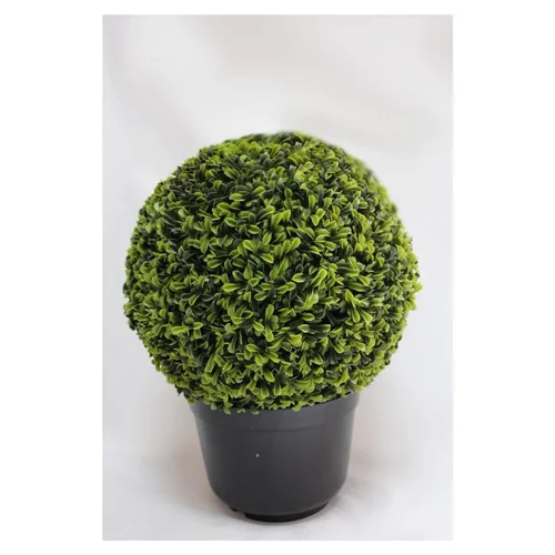 Boule de buis artificiel en pot - Ø 12 cm