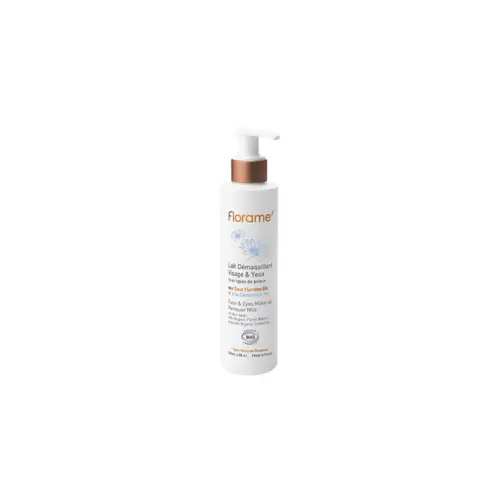 Lait démaquillant visage et yeux Florame - 200 ml