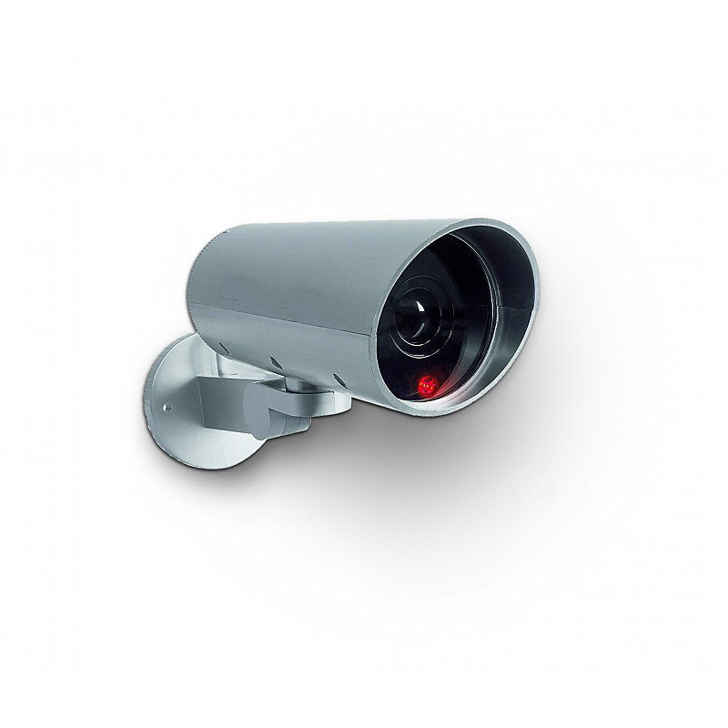 Caméra de surveillance factice motorisée à detecteur de mouvement | Caméra de surveillance