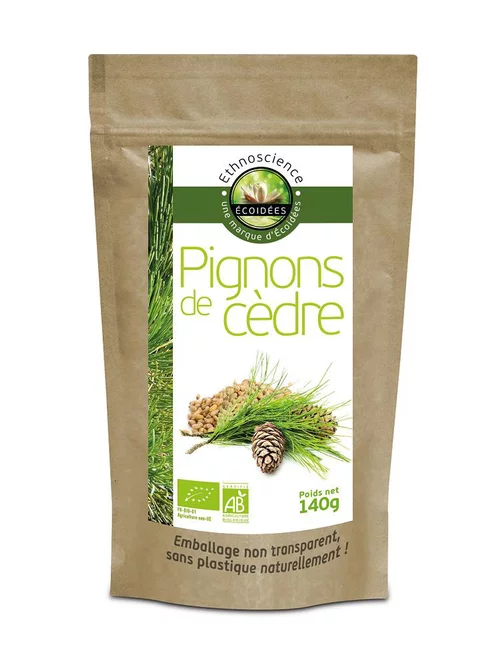 Pignons de cèdre bio Ethnoscience - 140 g