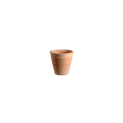 Pot Cuvier contemporain en terre claire H 38 x Ø 39 cm