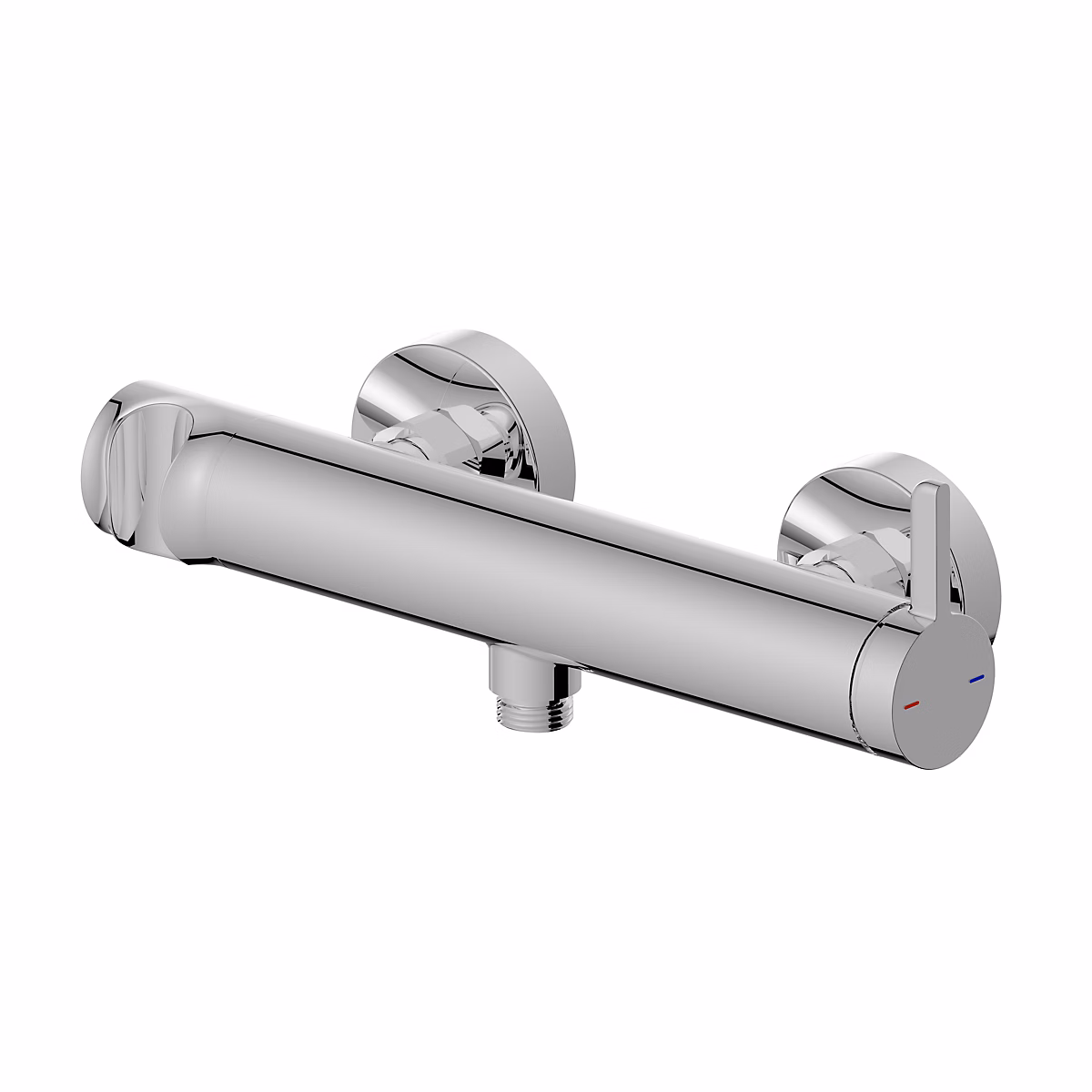 Robinet de douche – Mitigeur de douche mécanique en alliage de zinc et laiton chromé GoodHome Maza