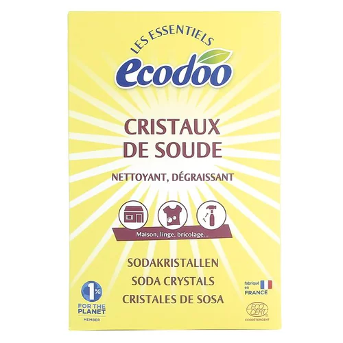 Cristaux de soude en carton de 500 g