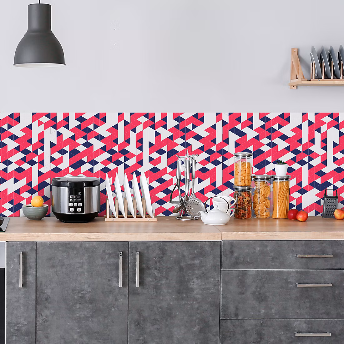 Crédence adhésive décoration moderne design 60 × 300 cm