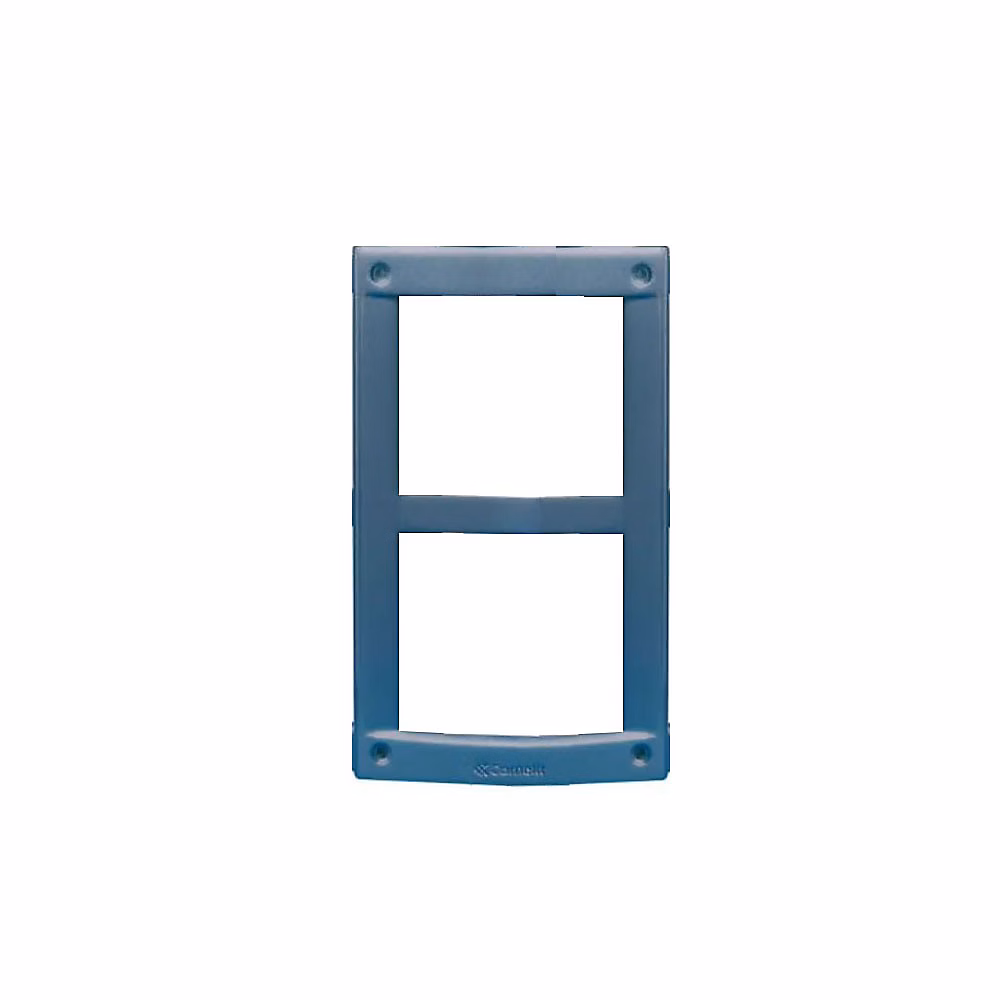 Alarme, sécurité de la maison, domotique – Cadre Aluminium Gris Foncé Vandalcom 2 Modules