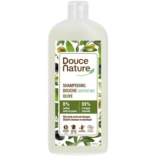 Shampooing douche Olive certifié Bio Douce Nature - 1 L