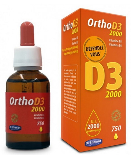 Orthonat Nutrition Ortho D3 2000 UI 750 gouttes 30ml