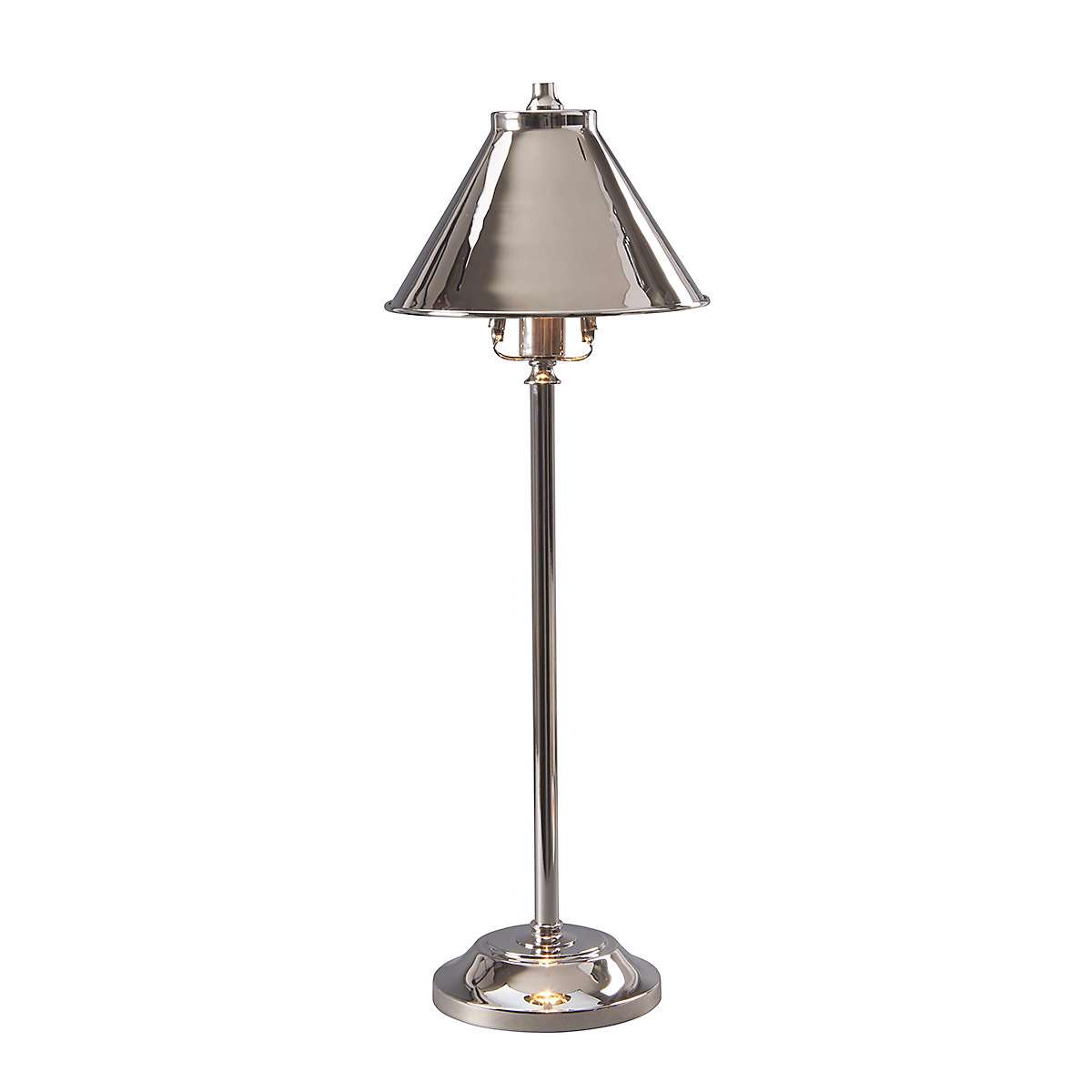 Elstead Provence | Lampe de table à 1 lumière – nickel poli – E14