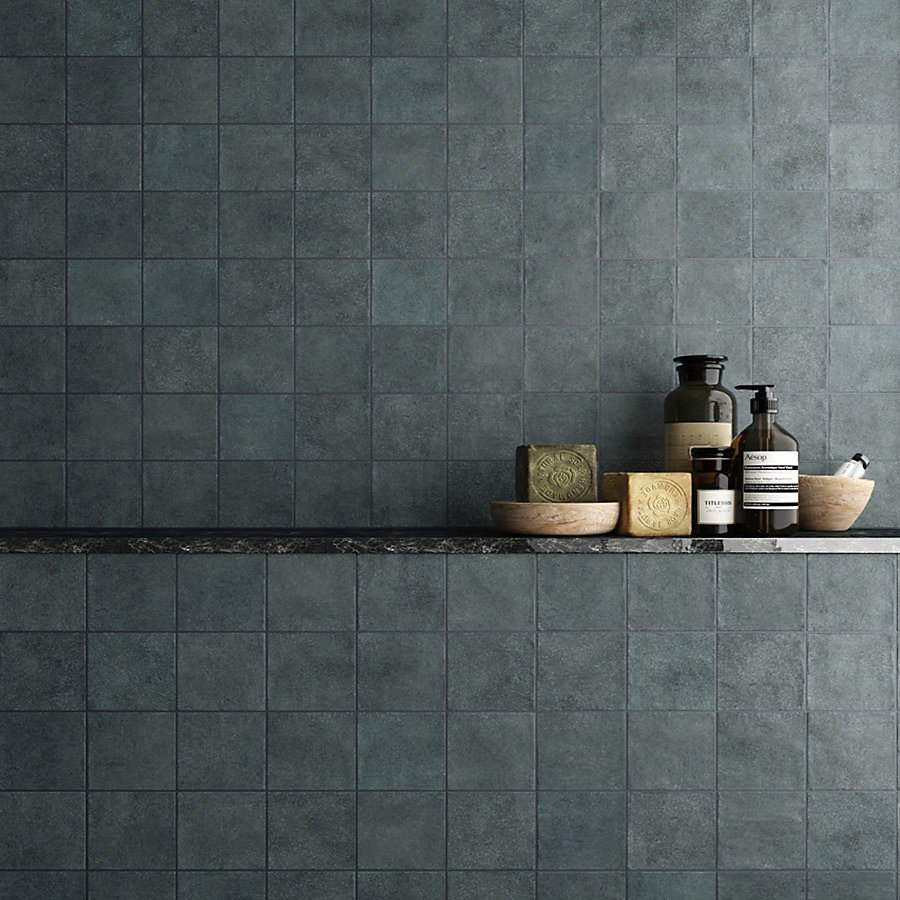 carrelage effet zellige 10 × 10 cm STAGE DENIM