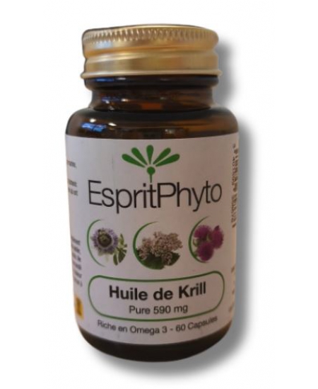 EspritPhyto - Huile de krill pure - 60 capsules