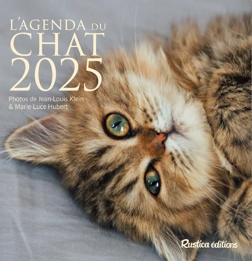 Agenda "L'agenda du chat 2025" aux Éditions Rustica