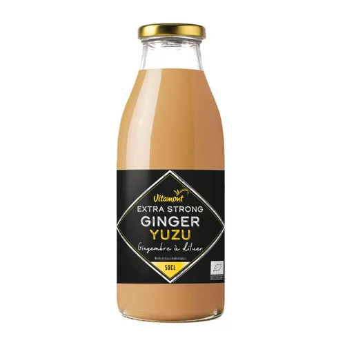 Extra strong ginger yuzu bio en bouteille Vitamont - 50 cl