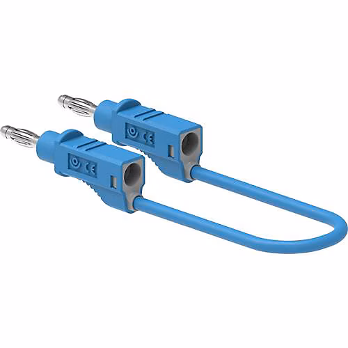 Electro PJP 2112 – CD1, 100BL, Cordon de mesure banane mâle 4 mm, 100 cm, bleu