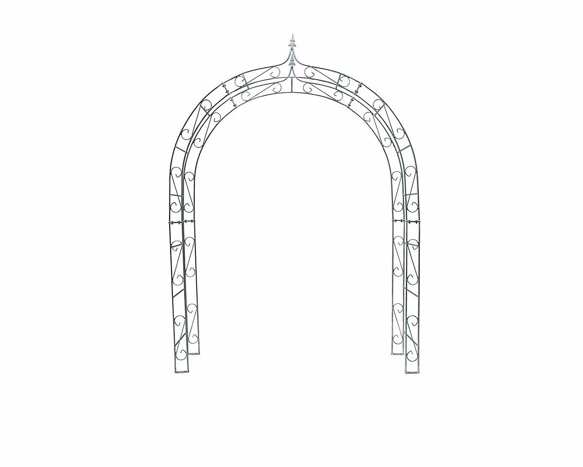 Arche de jardin ALEX sommet pointu – 200 cm Galvanisé