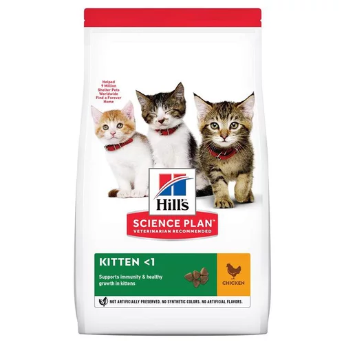 Croquette pour chaton au poulet Hill's - 1,5 kg