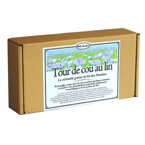 Tour de cou en lin 15x75 cm
