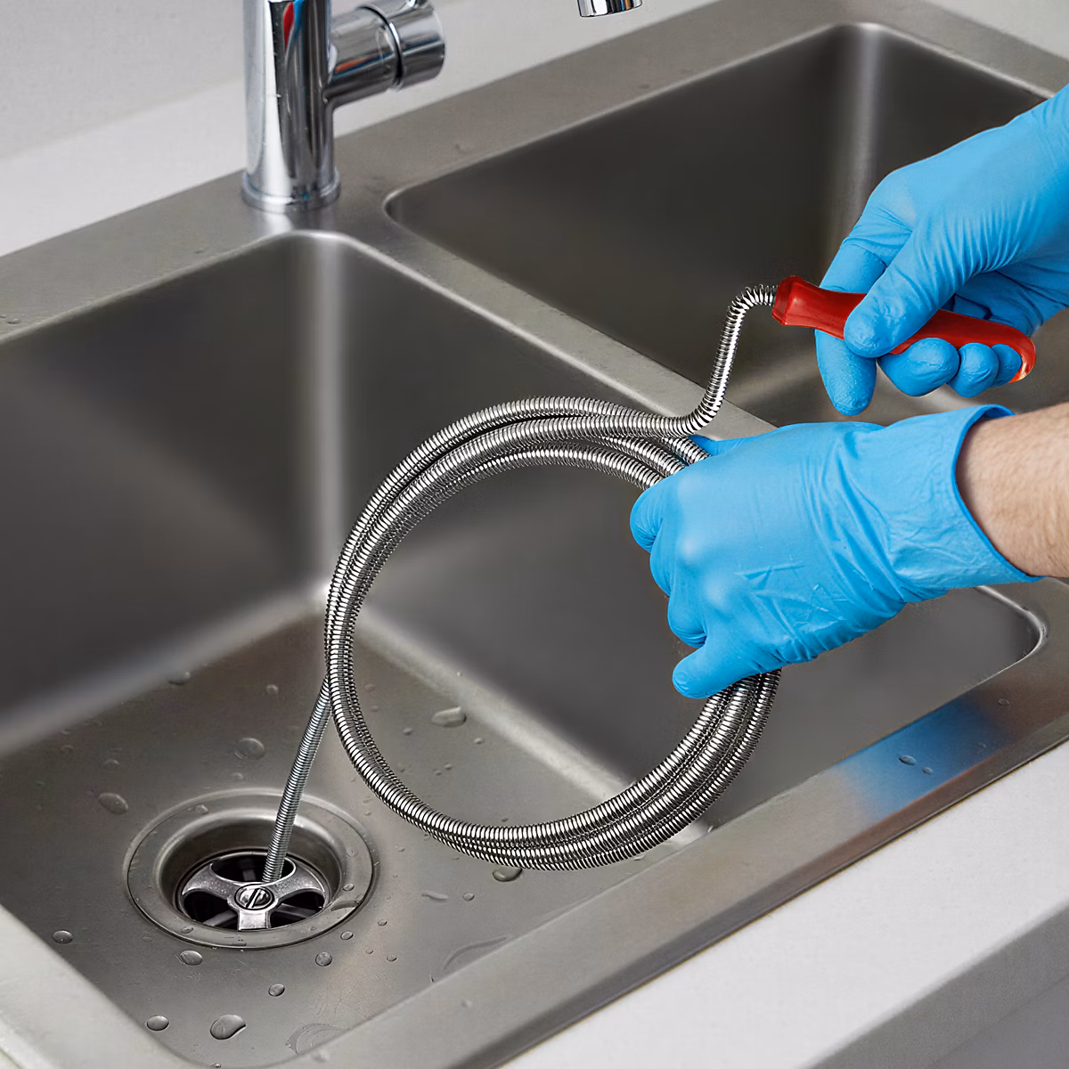 Débouchage canalisation – Déboucheur à ressort 3m acier 50mm D.6mm