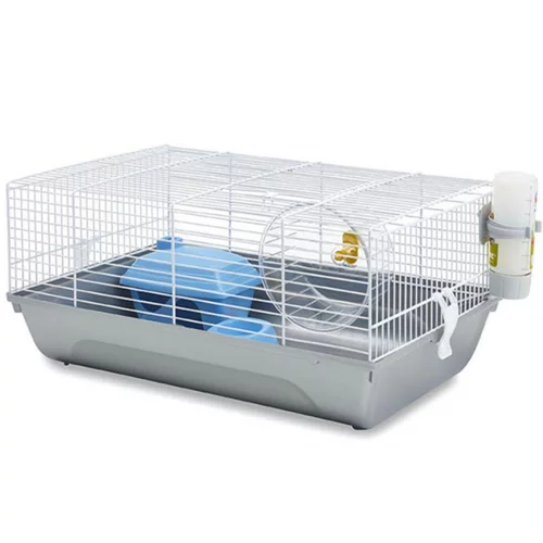 Cage pour hamsters et souris Martha blanche - 46.5 x 29.5 x 21 cm
