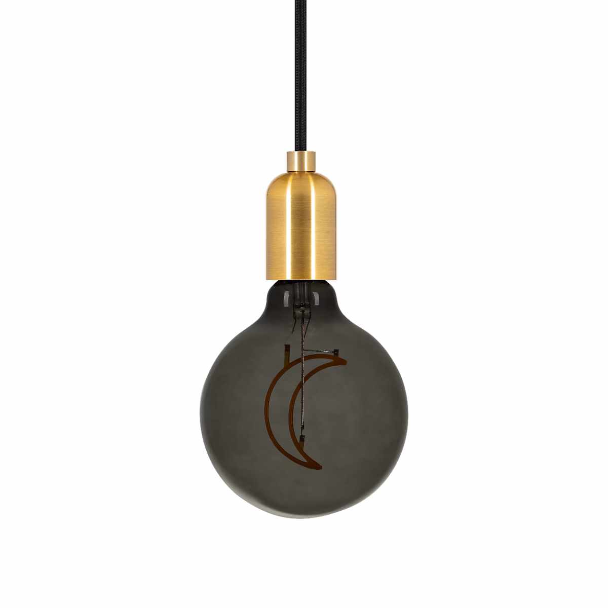 Ampoule LED décorative globe Moon smoky G125 E27 1 – 5W 70lm ⌀12, 5 x H.17, 2cm blanc chaud Girard Sudron