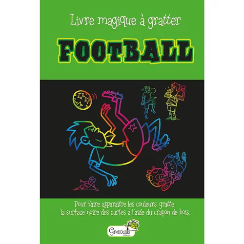 Football – livre magique à gratter aux éditions Grenouille