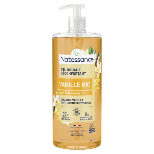 Gel douche vanille douceur Natessance - 1 L