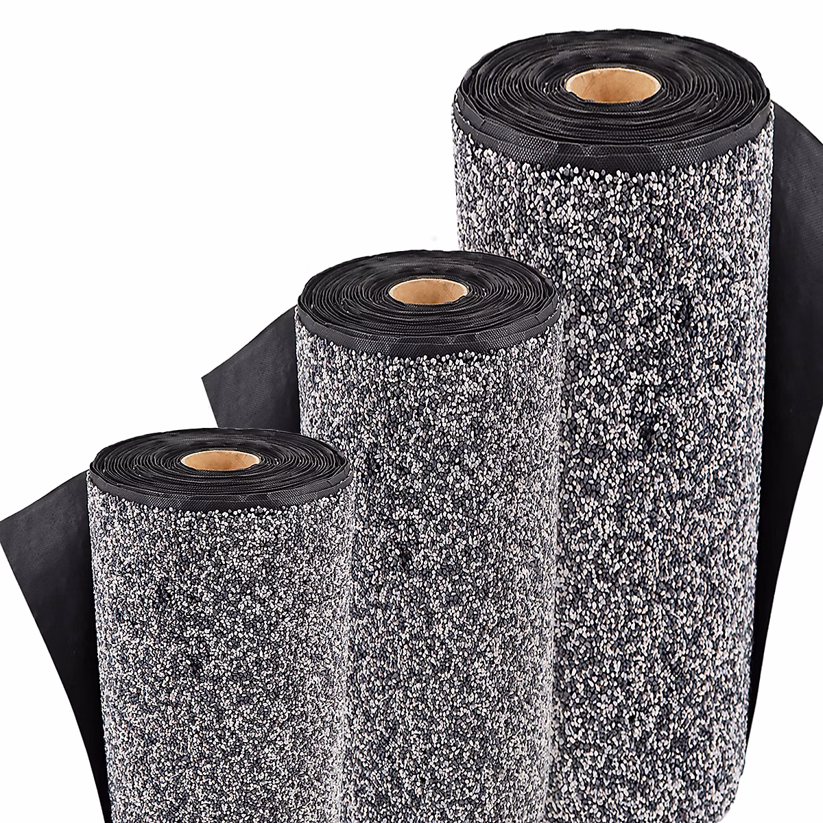 Bâche gravillonnée 18 m x 0 – 6 m de large pour les bordures de bassin | gris Aquagart