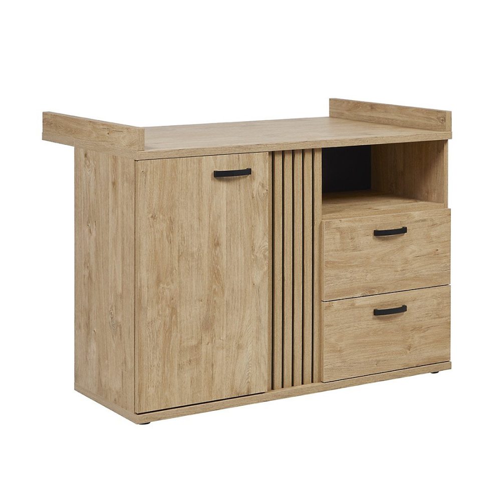 Meuble – Commode bébé TOMMY Table à langer intégrée coloris chene doré