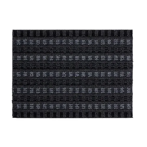 Tapis grattoir gris Sweetsol Korail - 60 x 40 cm