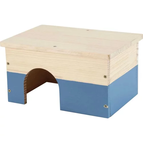 Maison en bois pour cochon d'Inde coloris bleu Zolux Neolife – Taille L