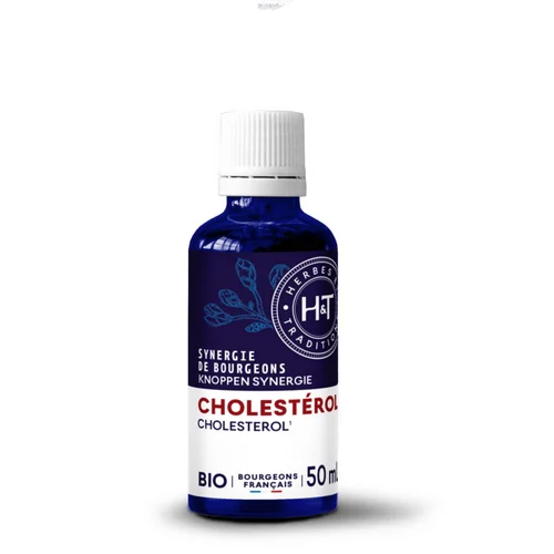 Complément alimentaire synergie gemmo cholestérol bio Herbes et Traditions - 50 ml