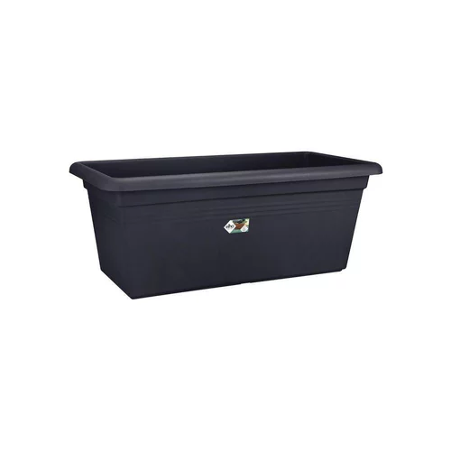 Jardinière Green basics jardin XXL L100 cm x p48 cm x h42 cm noir