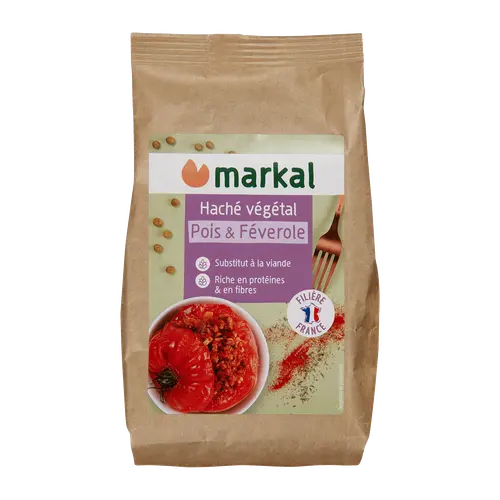 Haché végétal pois et feverole bio Markal - 175 g